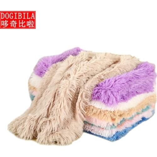 Dog Blanket cat dog pet mat Double layer Plush in winter small and medium sized pet blanket dog sofa bed puppy luxury dog
