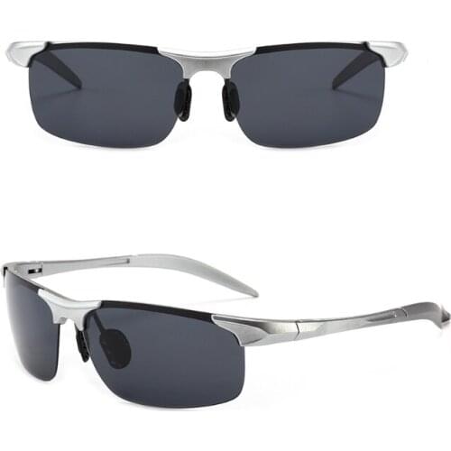 RHAMAI Brand Design Polarized Sunglasses Men Women Driver Shades Male Vintage Sun Glasses Men Spuare Mirror Summer UV400OculoS