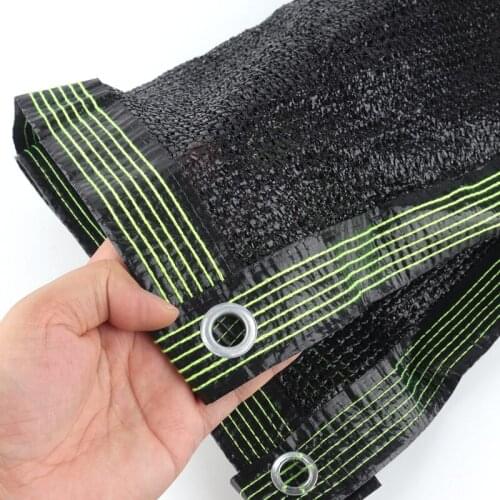 New 4Pin 60% Shading Anti-UV Sunshade Net Black HDPE Shading Net Agricultrual Greenhouse Protection Net Plants Sun Shade Net