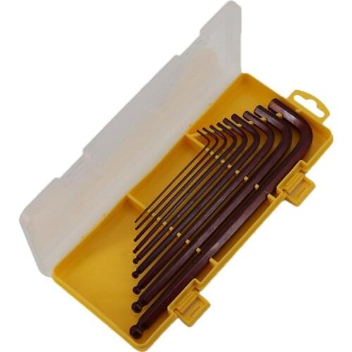 1Set Allen Wrench Metric Wrench Inch Wrench L Wrench Size Allen Key Short Arm Tool Set Easy To Carry In The Pocket