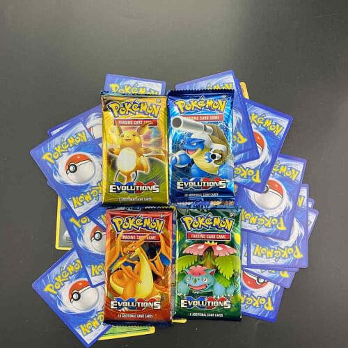 10/20pcs Pokemon Cards Sun & Moon GX Team Up Unbroken Bond Unified Minds Evolutions Booster Box Collectible Trading Cards Game