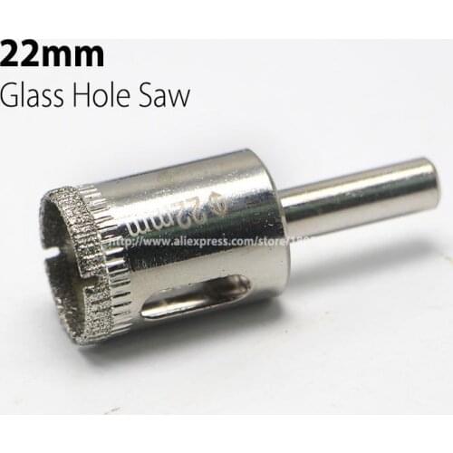 2Pcs/lot 22mm Core Drill Bit for Glass Marble Cermic Title Hole Puncher Polish Bit