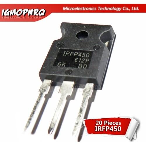 20pcs IRFP450 (N-channel 14A500V) new original