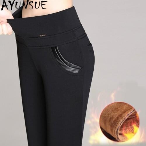 Женские зимние легинсы AYUNSUE China At AliExpress