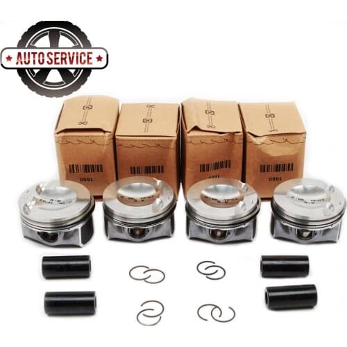 Engine Oversized Pistons & Rings 06H 107 065 DD N 911 766 01 83.01mm Pistons For Audi A4 A5 TT VW Passat CC Tiguan Skoda 2.0TSI