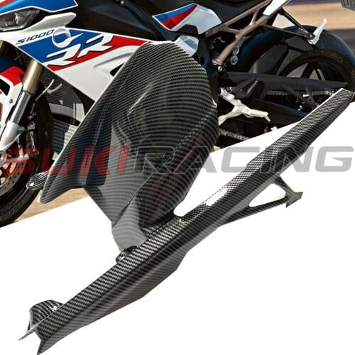 For BMW S1000RR S 1000 RR 2019 2020 2021 Rear Fender Hugger Mudguard Chain Guard Motorcycle Splash Mud Dust Guard Mudguard