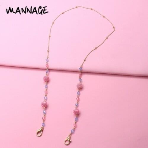 3pcs Face Mask Lanyard Glasses Hanging Rope Sunglasses Chains Adult Kids Mask Holder cordon mascarilla colgar