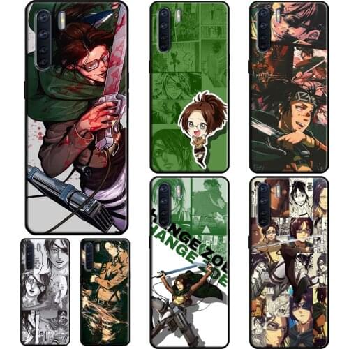 Hange Zoe Attack on Titan Anime For OPPO Reno 4 Pro 2 2Z F7 F5 A5 A9 A31 A53 2020 A1K A5S A15 A52 A72 A91 A83 Soft Case