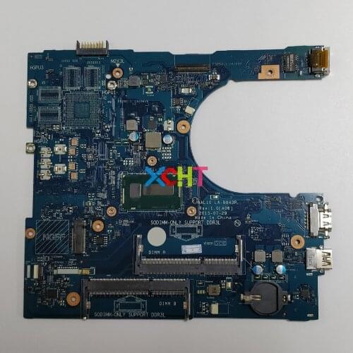 For Dell Inspiron 17 5758 CN-0XCFXD 0XCFXD XCFXD AAL10 LA-B843P w I5-5250U CPU NoteBook PC Laptop Motherboard Mainboard Tested