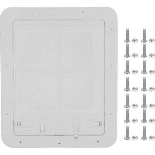 Pet Dog Doors The Safe Guard Pet Small Dog Cat Screen Door Sliding Screen with Magnetic Flap Supply Ventilation Dog Gate