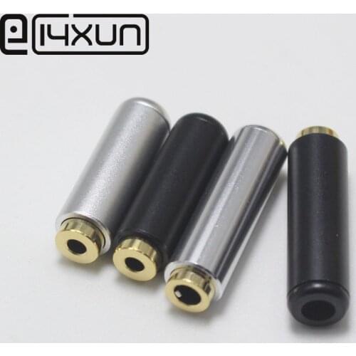EClyxun 4Pcs 2.5/3.5mm 4 Pole Stereo Female Jack 2.5/3.5 Audio Plug for Headphone Earphone Soldering DIY Mini Connector