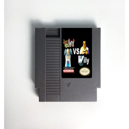Angry Video Game Nerd vs Dr Wily For 8 Bit Video Game Console 72 pins Game Cartridge Card For NES Video Game Console