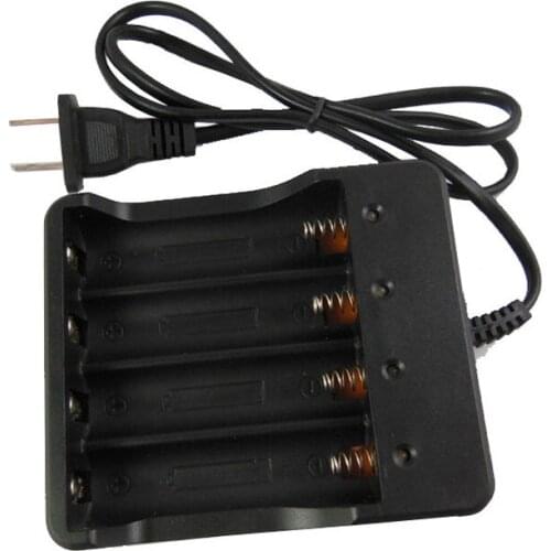US Plug 4 Slots Intelligent Battery Charger with Short Circuit Protection For 4x 18650 Lithium-ion Rechargeable Battery ND998