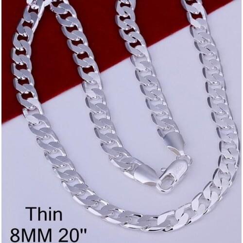 N034 Lucky Charm Silver Color Pendants For Women Jewelry Necklace Women Accessories Fashion 8mm Necklace /dcyalufa Hpwaqhda