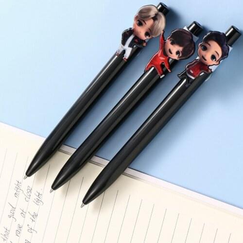 New Kawaii Cartoon Ballpoint Pen Cute School Office Supply Stationery 0.7mm Black ink Novelty Pen for Girl Gift