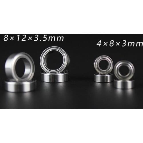 Upgraded version bearing 4pcs A949-33 + 4pcs A949-34 oil bearing for WL A949 A959 A969 A979 RC car