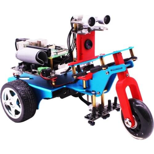 Yahboom STEAM Programming 3WD Smart Robot Car Kit For Raspberry Pi 3B+/4B With HD Camera