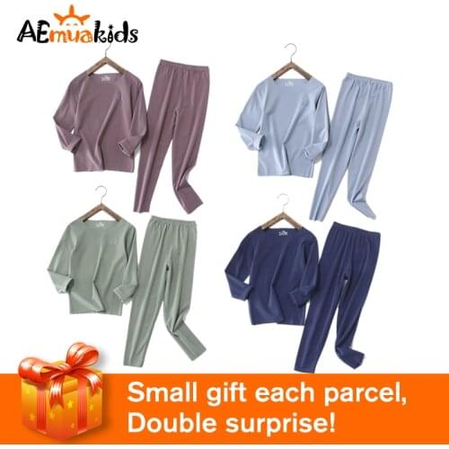 Pajamas Set High technology Underwear Children Clothing Sets For Boys Girls Clothing Autumn Winter Kids Clothes