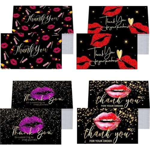 5x9cm Thanks Greeting Card Appreciation Cardstock for supporting Small Business