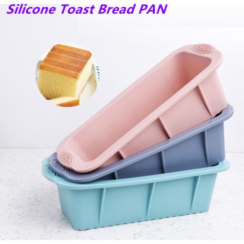 Silicone Cake Molds Square Cake Mould DIY Easy Release Toast Plate High Temperature Resistance Bread Pan Toast Bread Mold