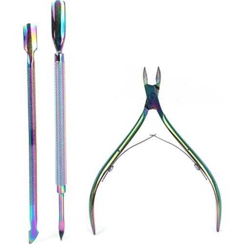 TFSCLOIN Nail Cuticle Nipper Scissors Stainless Steel Tweezer Clipper Dead Skin Remover Nail Art Manicure Tool