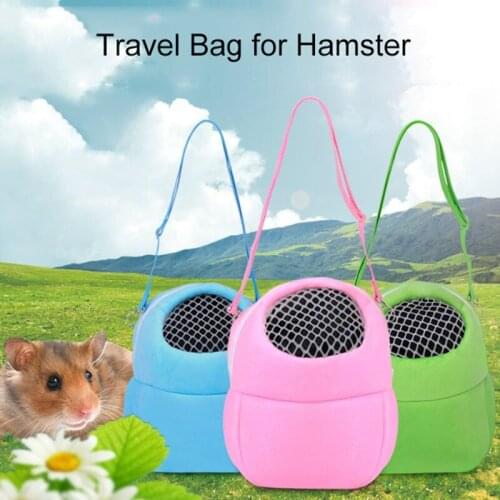 Breathableportable Cute Pet Hamster Nest Small Animals House Cage Hamster House Fortravel Pet Sleeping Bag Supplies Cotton