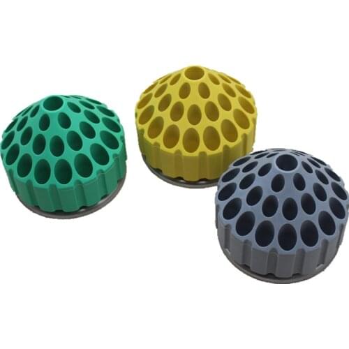 Honeycomb Shape Rotating Tool Container Woodworking Plastic Case Engraving Grinding Needle Drill Bit Storage Box 1PC