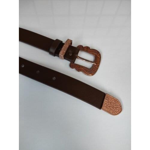 Womens Belt Western Design Various Colour Fashion Accessories Stylish Decor Metal Buckle Fake Leather
