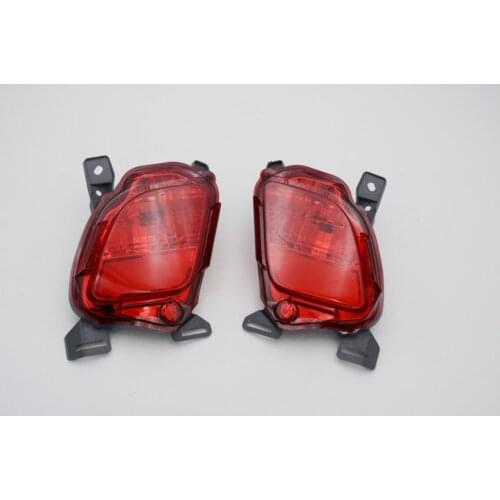 1Pair Rear Relector Lights Lamp bumper fog light lamps For TOYOTA HIGHLANDER 2014-2016