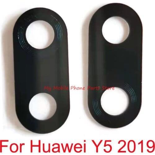 10 PCS Rear Back Camera Glass Lens Cover For Huawei Y5 2019 Main Back Camera lens Glass With Adhesive Sticker Repair Parts
