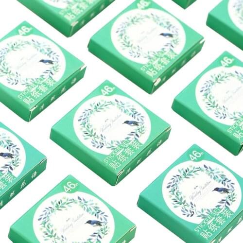 20pack/lot Kawaii Fresh Flower Mini Paper Sticker Wreath Sticker DIY Diary Decoration Ablum Scrapbooking Label Sticker Wholesale