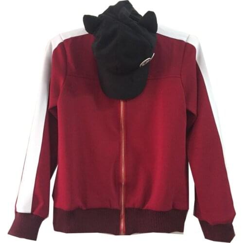 2019 EVA Soryu Asuka Langley Cat Hat Cosplay Costume Jacket Coat Hoodie+Hat