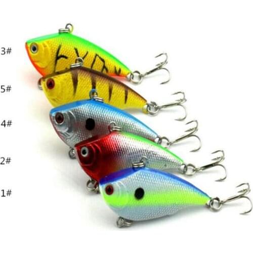 5Pcs 5.5cm 7.5g VIB Lure Pesca Crankbait Hard Bait Tackle Artificial Lures Swimbait Fishing Tackle Japan Wobbler