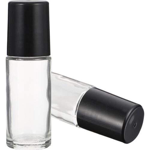 6pcs 30ml Roll-on Bottle Beads Portable Essential Oil Bottle for Home Use