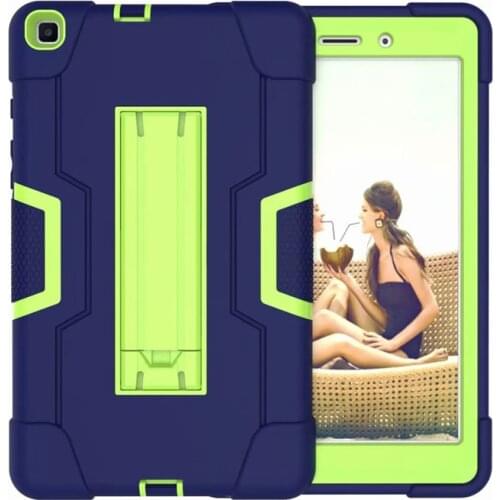 Armor case For Samsung Galaxy Tab A 8 T290 T295 2019 Case Kids Heavy Duty Silicone Shockproof Stand tablet cover +Film+Pen