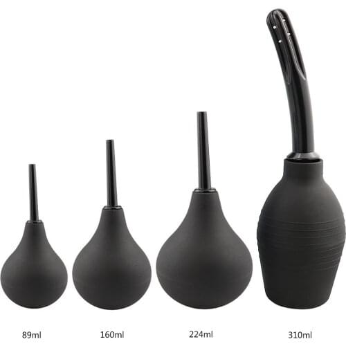 BDSM Douche Large Capacity Enema Bulb Syringe System Anus Anal Plug Cleaner Head Nozzle Tip Plug Colonic Irrigation Sex Toy Gay