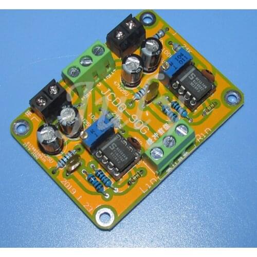 NE5534/OPA445 buffered stereo front circuit board, high impedance input and low impedance output, wide sound range, JCDQ90G