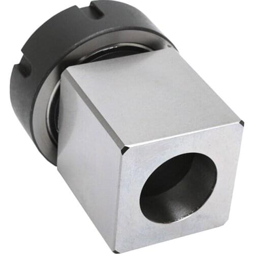 Free shipping 1PCS ER40 ER32 ER25 Square Collet Chuck Holder Block Block Holder For CNC Lathe Engraving Machine Cross Hole Drill