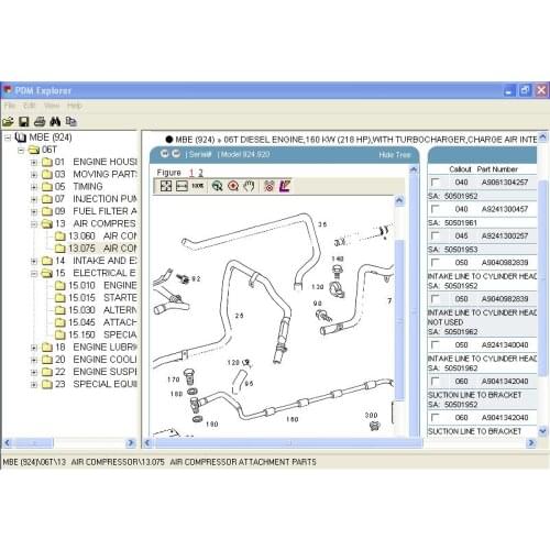 Detroit Diesel MBE 4000 Series 16V G23 Spare parts catalog