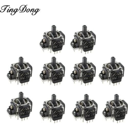 For XBOX ONE ALPS 3D Analog Joystick Axis Sensor 3 Pin with Thumbstick cap for Playstation 4 PS4 controller repair part