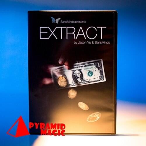 Extract (DVD and Gimmick) by Jason Yu and SansMinds / close-up street card magic trick / wholesale