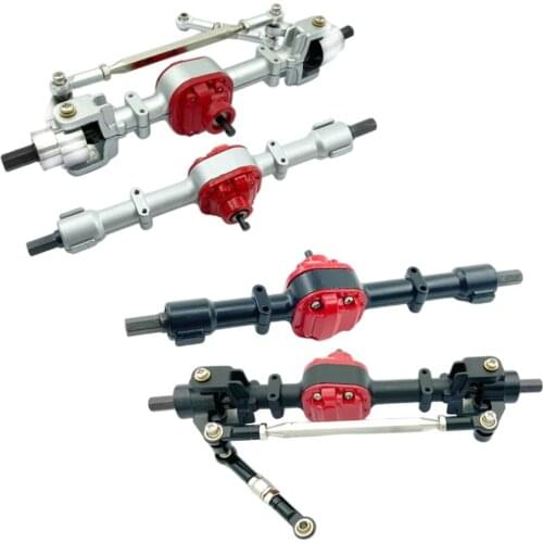 RC Alloy Front&Rear Axle Set for D90 D91 D96 D99S MN90 MN99 FJ45 RC Off-Road Rock Crawler Car Parts Accessory