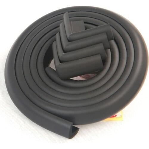 Rubber Edge and Corner Protector Set Thin (Slim) 2 Meter + 4 PCs
