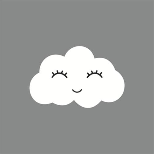 Nordic Style Rabbit Cloud Wall Decor Pendant Kids Room Living Room DIY Hanging Decoration