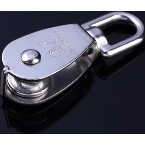 304 Stainless Materal Hanging Pulley Capacity 75kg M20