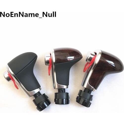 New Black Leather Chrome Gear Shift Knob AT Gaiter For Audi A3 A4 A5 A6 C6 Q7 4G1713139 4G1 713 139 4GD 713 139 4GD713139