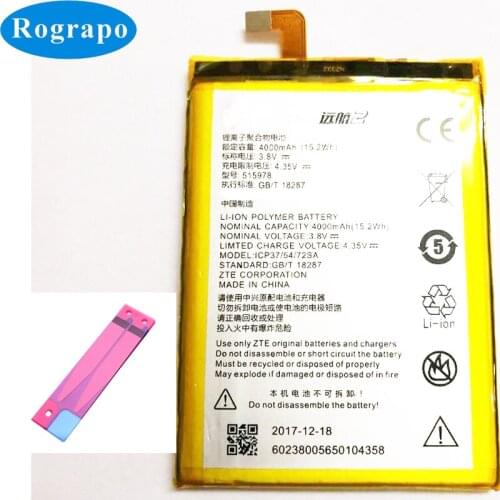 Original 4000mAh 545978 / ICP51/59/78SA Replacement Battery Baterij For ZTE Blade BA601 A601 Mobile Phone Batteries Accumulator