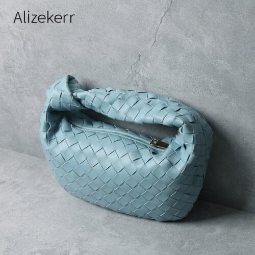 Cowhide Leather Woven Handbags Women 2020 Luxury Designer New Genuine Leather Shoulder Bag Ladies Large Capacity Purses Fashion