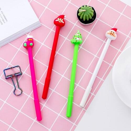 8 Pcs Cute Gel Pens Smooth Black Kawaii Student Stationery Gel Pen School Office Supplies Stationery Gift Wholesale