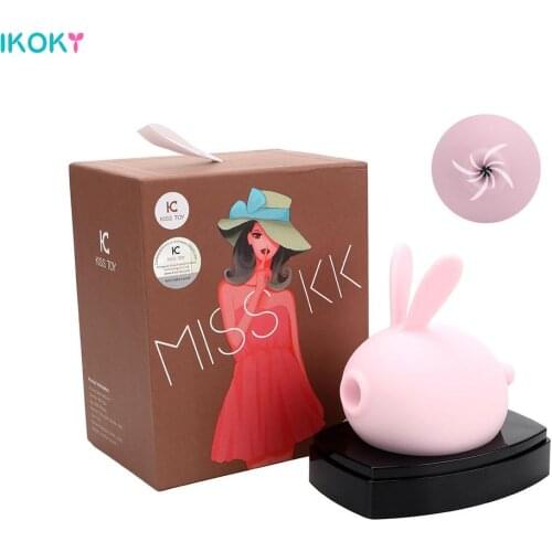 Cute Rabbit Sucking Vibrator Nipple Sucker Massage Clitoris Stimulator Sex Toys for Women Female Pocket Sextoys Adults Products